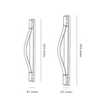 Rope Wall Sconce Light Minimalist Flexible LED Metal Light