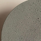 Round Exterior Wall Lights Gray Concrete LED Landscape Lighting