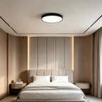 Sizable Flush Mount Ceiling Light Black with Light Source and Surface Color Customization