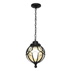 Round Outdoor Hanging Lights Aluminum Waterproof Outdoor Light
