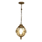 Round Outdoor Hanging Lights Aluminum Waterproof Outdoor Light