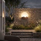 Round Outdoor Sconce LED Waterproof Sunrise Round Decorative