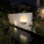 Round Outdoor Sconce LED Waterproof Sunrise Round Decorative