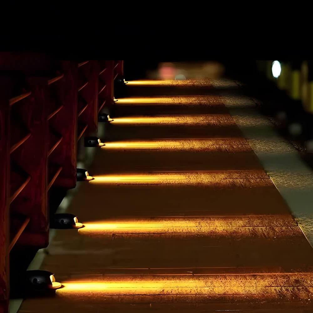 Round Solar LED Step/Deck Light