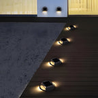 Round Solar LED Step/Deck Light