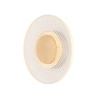 Round Stripes Grid Pattern Acrylic LED Simple Creative Modern Wall Lamp