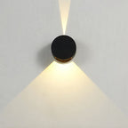 Up and Down Wall Lights Round Waterproof LED Light