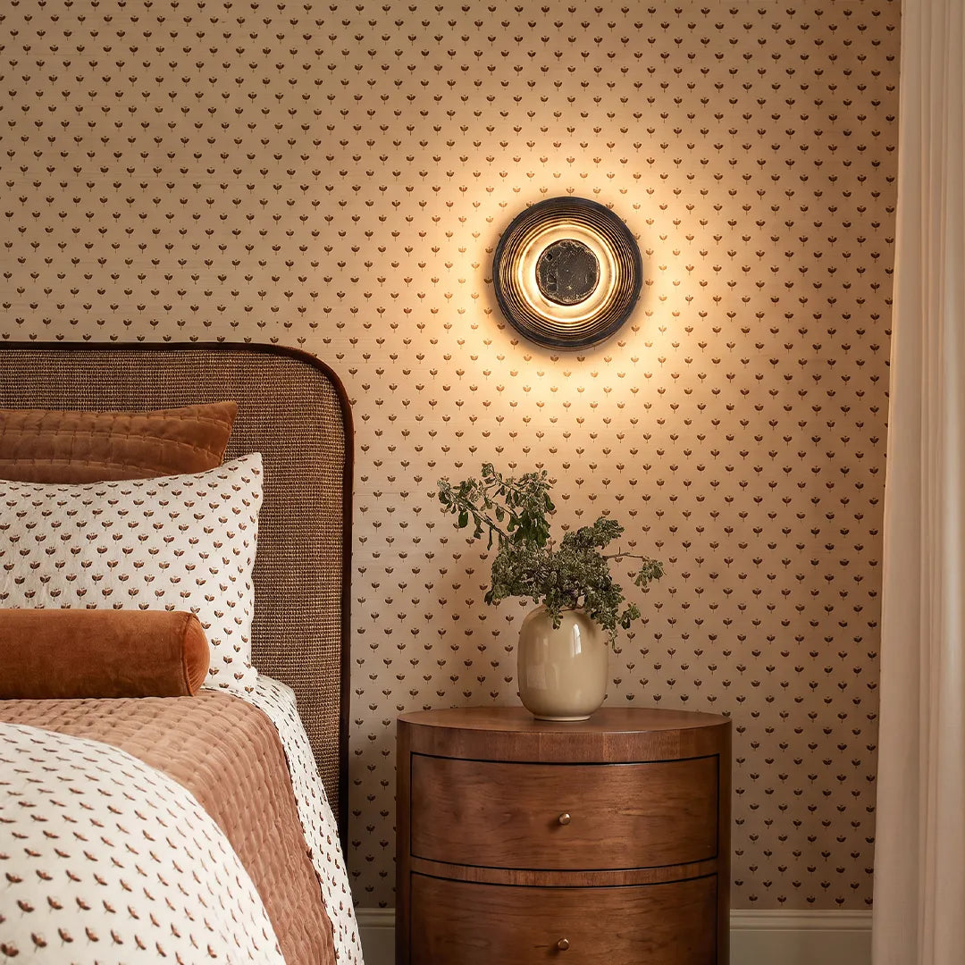 Round Wall Sconce Modern Luxury Artistic Accent Light