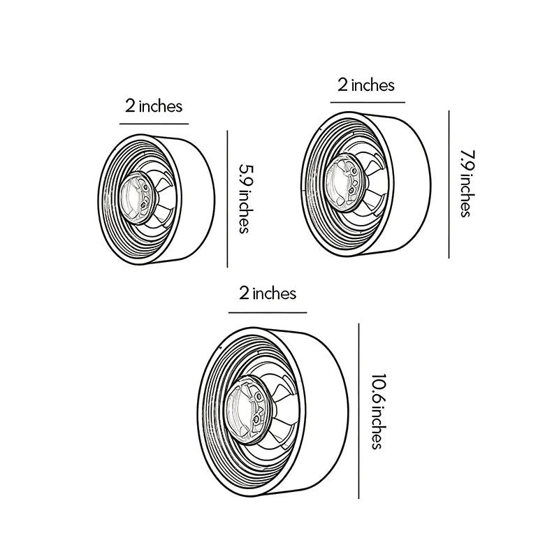 Round Wall Sconce Modern Luxury Artistic Accent Light