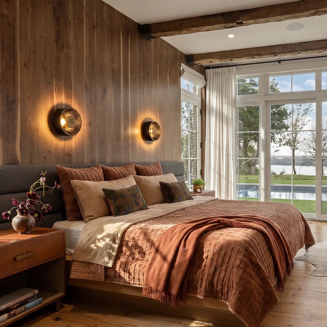 Round Wall Sconce Modern Luxury Artistic Accent Light
