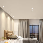 4 PCS Adjustable Downlights Anti-Glare Honeycomb Mesh Ceiling Light