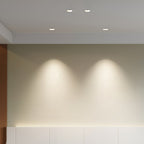 2 PCS Flush Mount Spotlight Deep Baffle Design Full-Spectrum Light