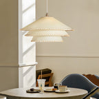 Tiered Pendant Light Multi-layer Parchment Paper Lamp