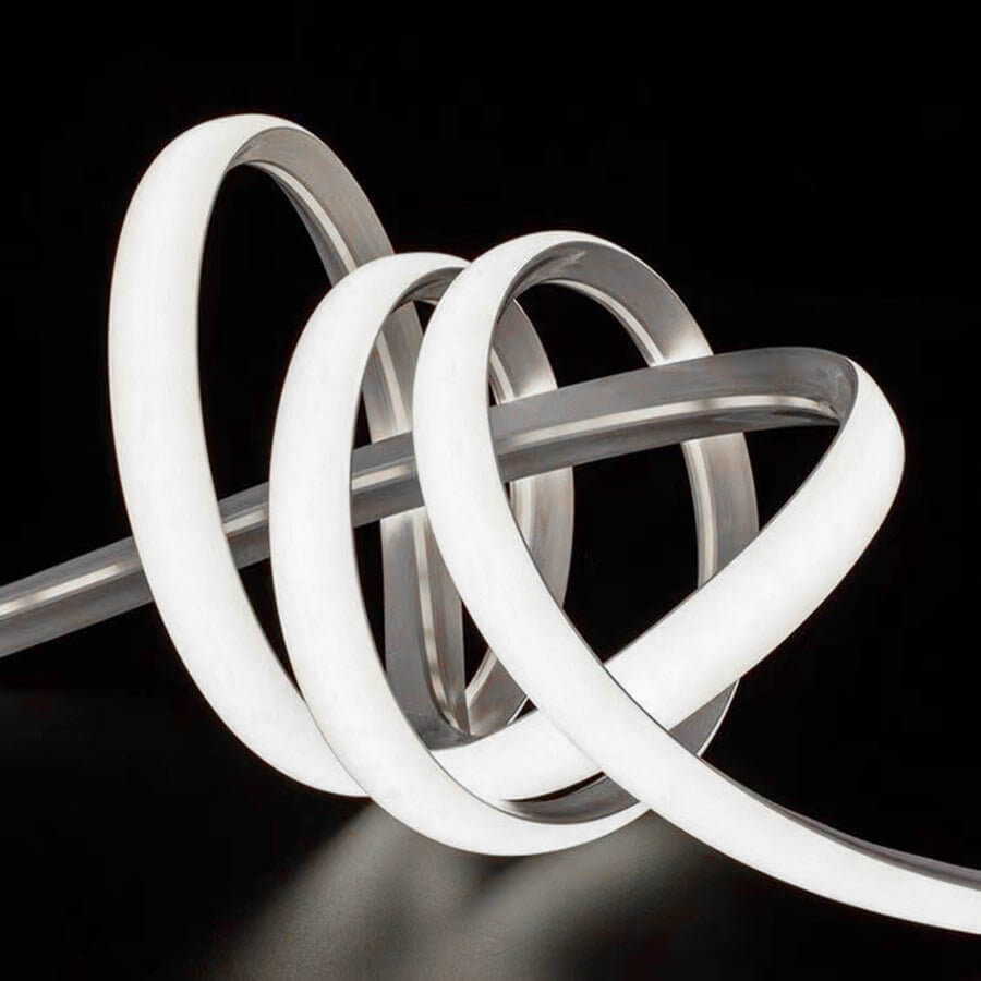 Seamless Corner-Mount LED Strip Light Industrial Style Silicone Lighting