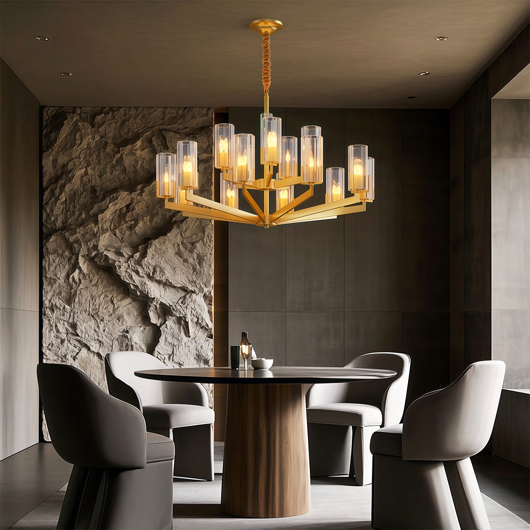 Candle Chandeliers American-Style Luxury Ceiling Light