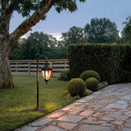 Landscape Path Light European Vintage Curved Hook Light