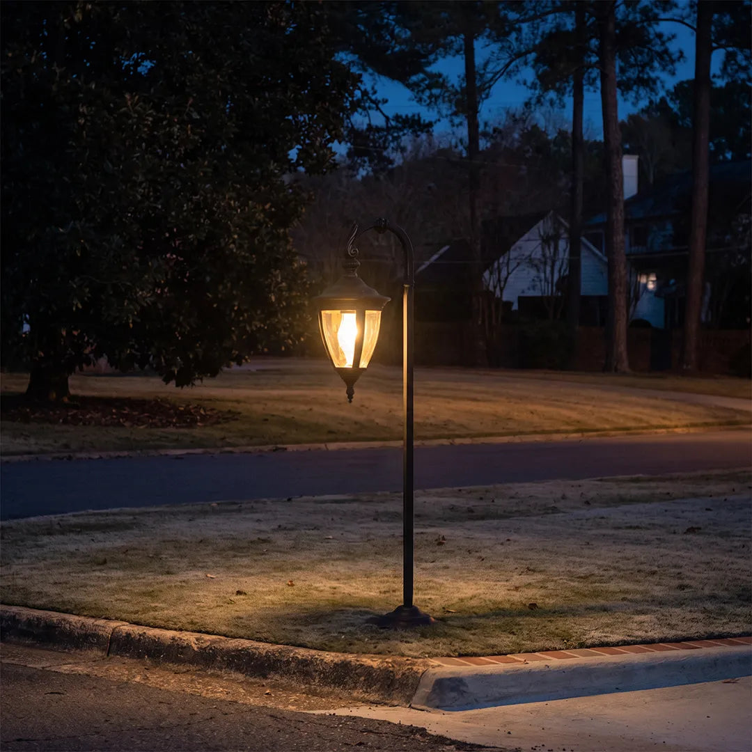 Landscape Path Light European Vintage Curved Hook Light