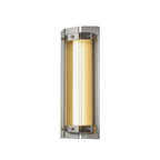 Silver Outdoor Wall Lights Modern Waterproof Glass LED Light
