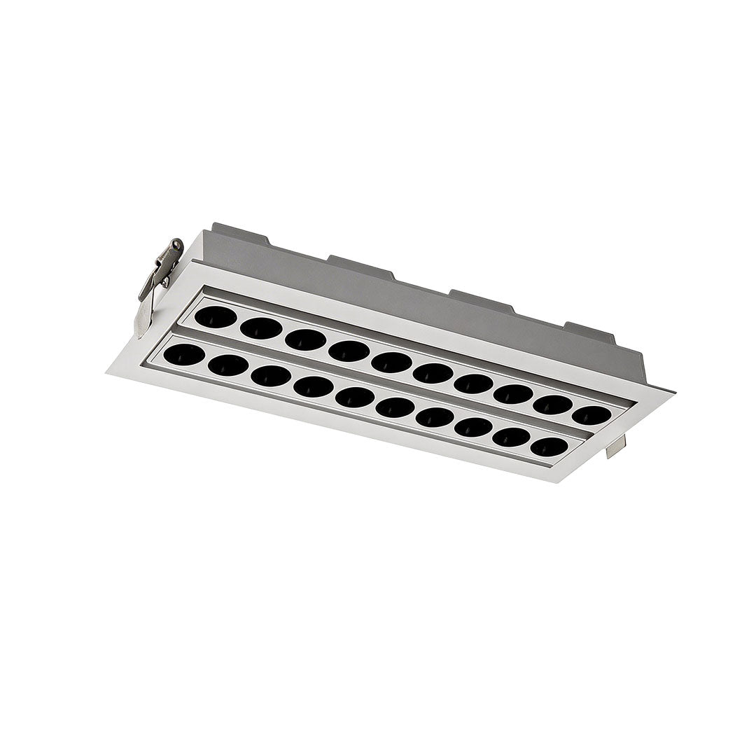 2 PCS LED Ceiling Recessed Spotlights Grille LED Linear Light