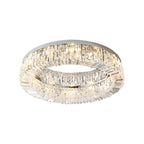 Modern Crystal Ceiling Light Elegant Ring-Shaped Light