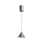 Silver Metal Pendant Light Italian Minimalist Ceiling Light