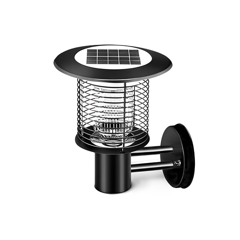 Solar Light Bug Zapper Solar Garden Purple-Light Mosquito Killer Lamp