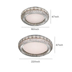 Contemporary Flush Mount Light Luxury Crystal Light