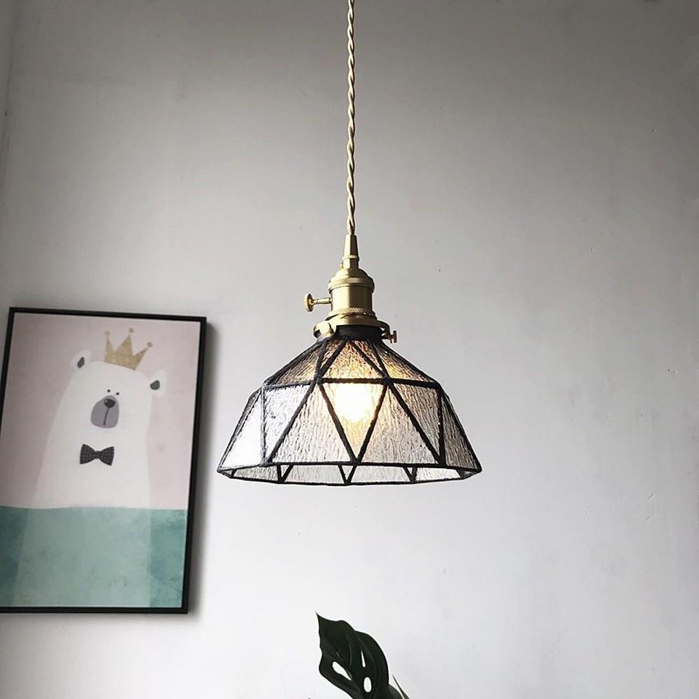 Lantern Industrial Glass Metal Pendant Lighting Ceiling Lights
