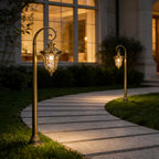 Path Lighting Outdoor European Style Full Copper LED Vintage Light