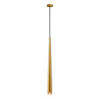 Elongated Cylinder Island Kitchen Pendant Lighting Metal Acrylic Pendant Lighting
