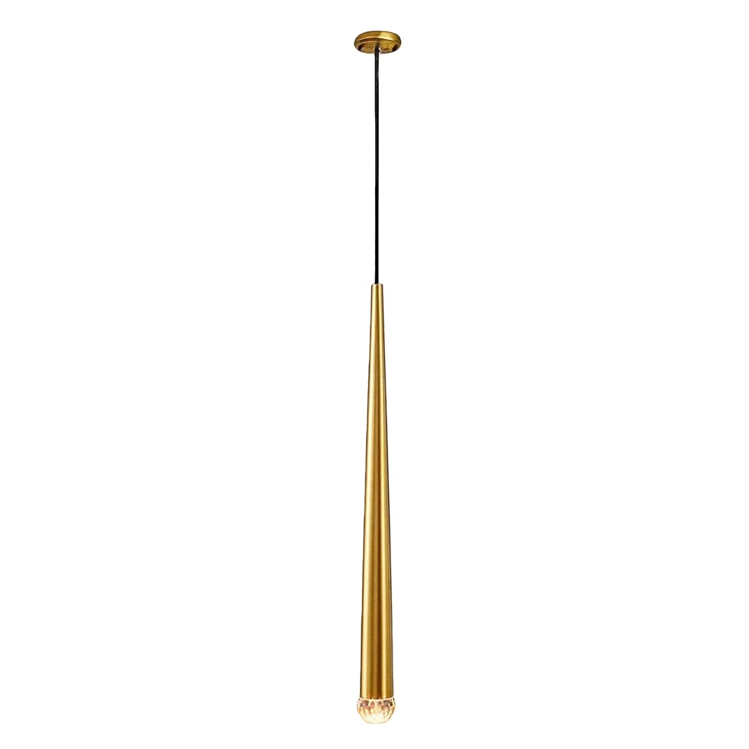 Elongated Cylinder Island Kitchen Pendant Lighting Metal Acrylic Pendant Lighting