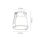 【2 PCS】Small Recessed Can Lights Anti-Glare Full-Spectrum Light