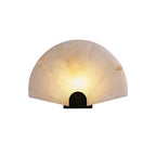 Scalloped Wall Sconce Vintage Marble Creative Bedside Lamp