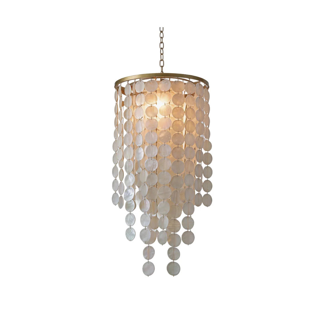 Small Staircase Chandelier American Country Shell Ceiling Light