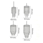 Small Staircase Chandelier American Country Shell Ceiling Light