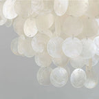 Small Staircase Chandelier American Country Shell Ceiling Light
