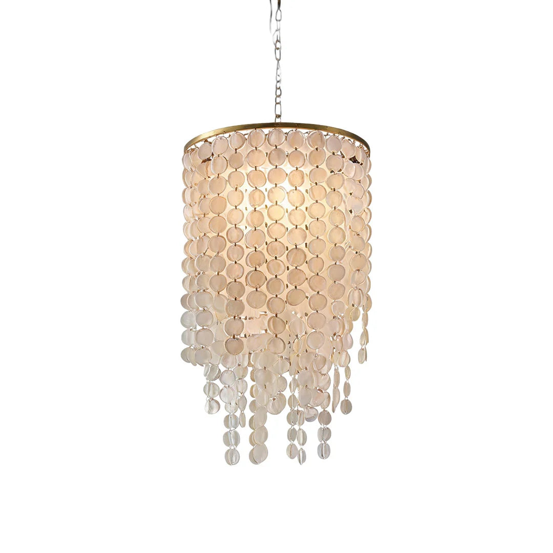 Small Staircase Chandelier American Country Shell Ceiling Light