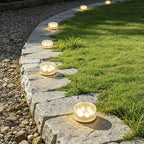 4-PCS Small Step Lights LED Round Ice Brick Step Atmosphere Light