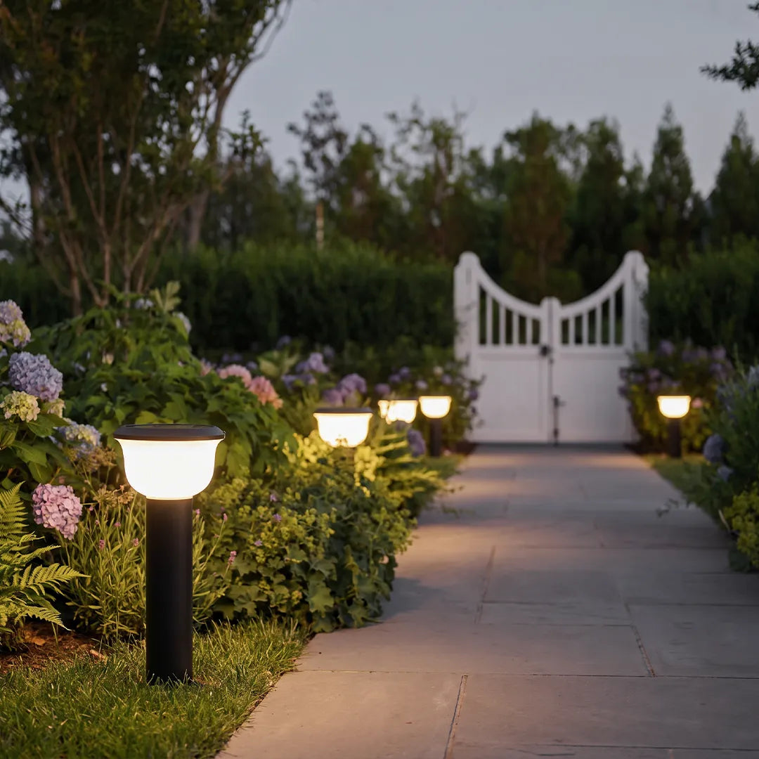LED Landscape Path Light Modern Bowl-Shade Outdoor Lawn Light