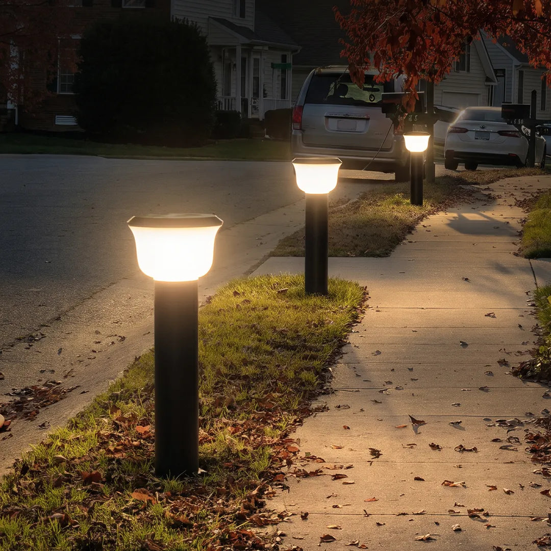 LED Landscape Path Light Modern Bowl-Shade Outdoor Lawn Light
