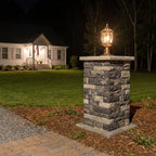 Solar Column Pillar Lights LED Waterproof Garden Fence Post Light