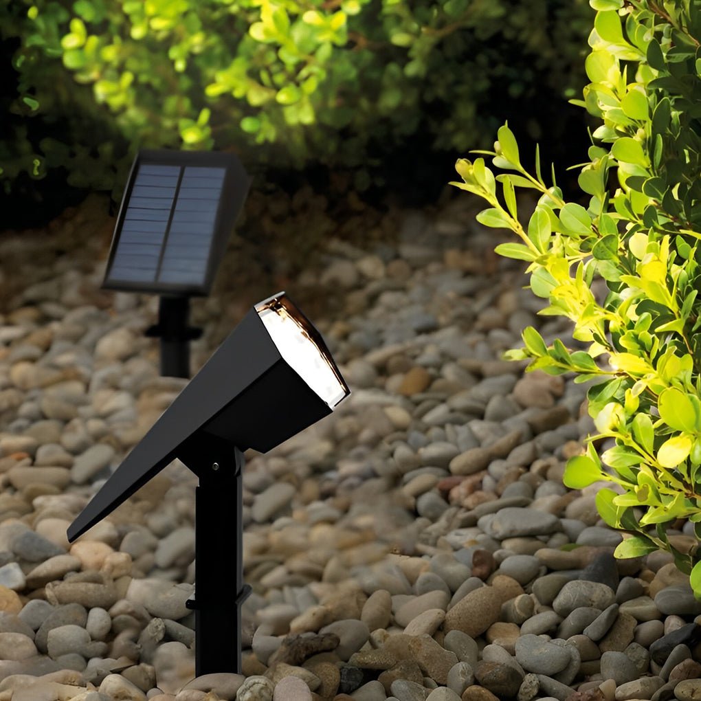 Flood Spike Light Adjustable Angle Solar Spotlight