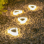 2 PCS Yard Path Lights Solar LED Waterproof Landscape Lights