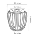 Solar Garden Lanterns Modern Waterproof LED Outdoor Lamp