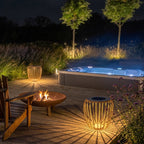 Solar Garden Lanterns Modern Waterproof LED Outdoor Lamp