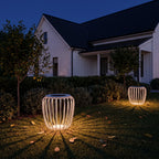 Solar Garden Lanterns Modern Waterproof LED Outdoor Lamp