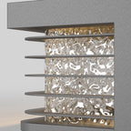 Solar Gate Pillar Lights Modern Outdoor Waterproof Light
