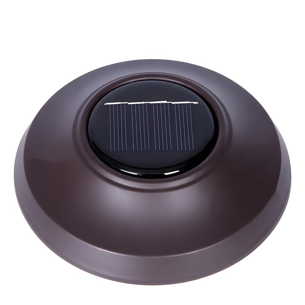 Solar Glass & Metal Stake Lawn Lights LED Retro Modern Waterproof Lighting