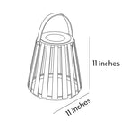 Portable LED Light Lantern Solar Outdoor Landscape Light