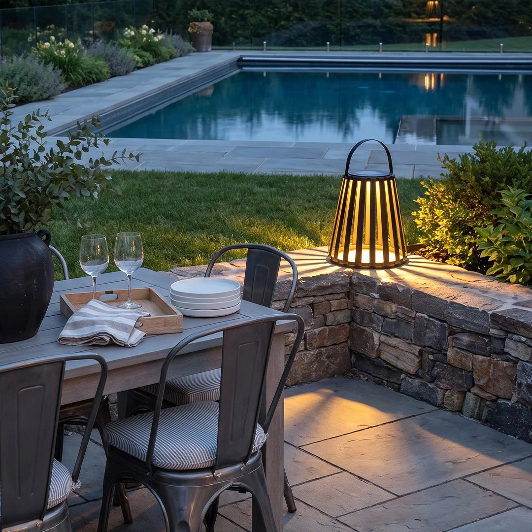 Portable LED Light Lantern Solar Outdoor Landscape Light